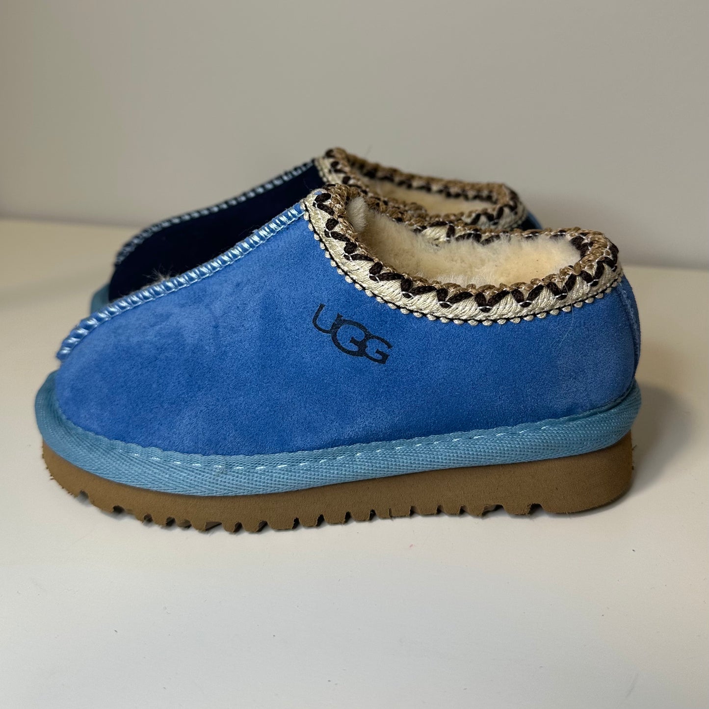 Custom Split Blue Slippers