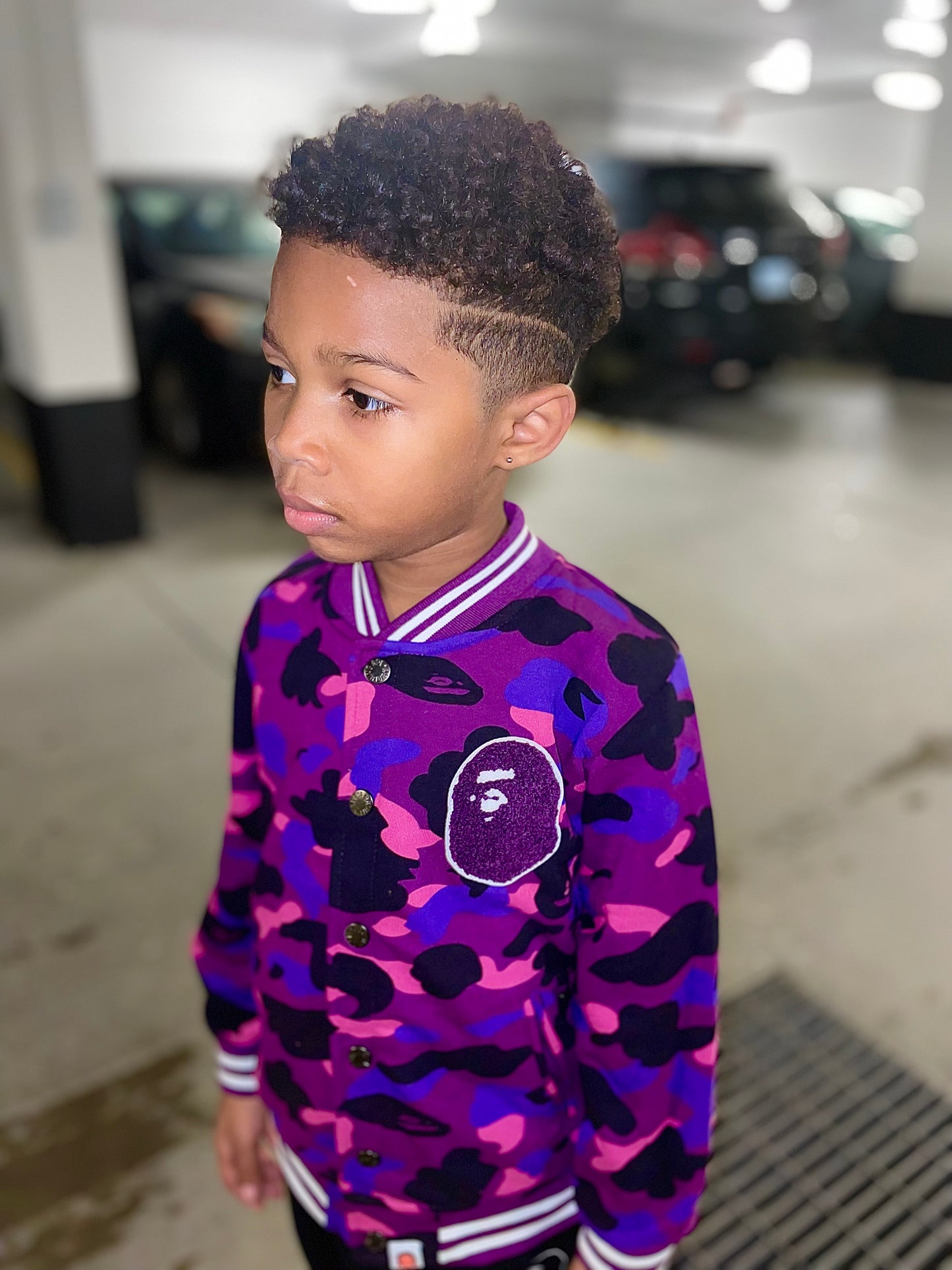 CAMO JACKET  (PURPLE)