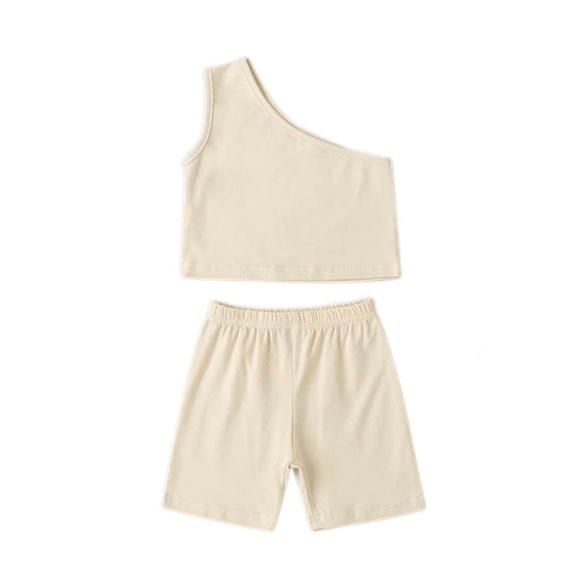 Sunita Crop 2 Piece Set (Cream)